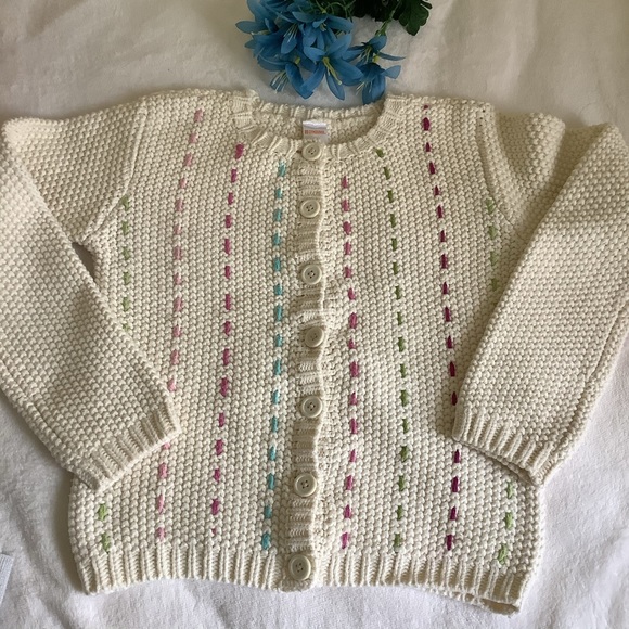 Cream Knit Sweater (Youth 12) - Picture 4 of 13